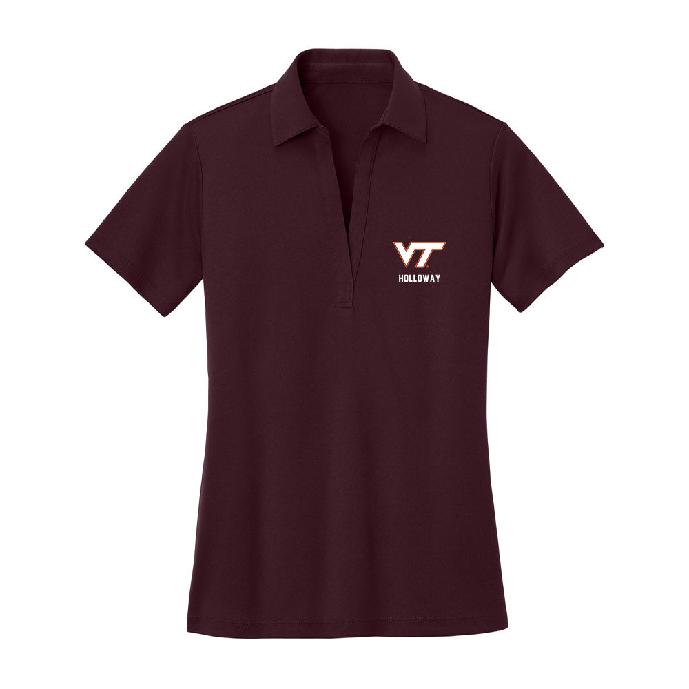Virginia Tech - NCAA Football : Tucker Holloway - Women's Activewear Polo Shirt-0