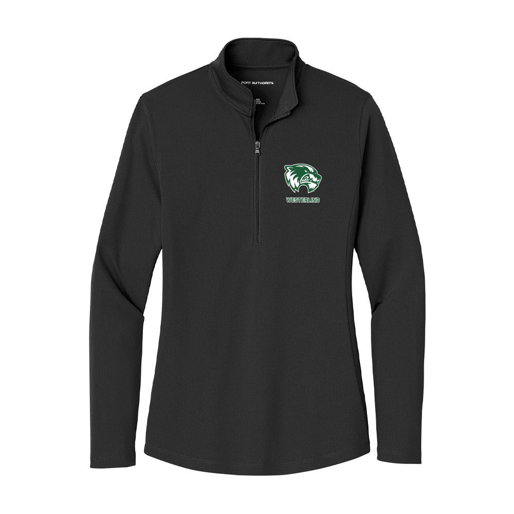Utah Valley - NCAA Men's Track & Field : Porter Westerlind - Women's Lightweight Quarter Zip Jacket-0