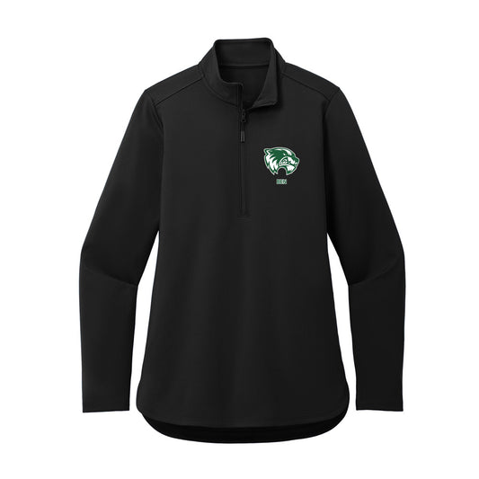 Utah Valley - NCAA Men's Soccer : Deontae Ben - Women's Premium Quarter Zip Jacket-0