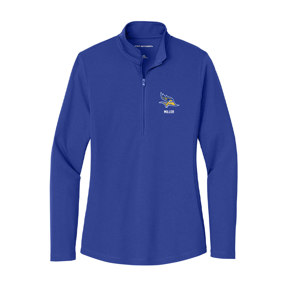 CSU Bakersfield - NCAA Women's Track & Field : Ivy Miller - Women's Lightweight Quarter Zip Jacket-0