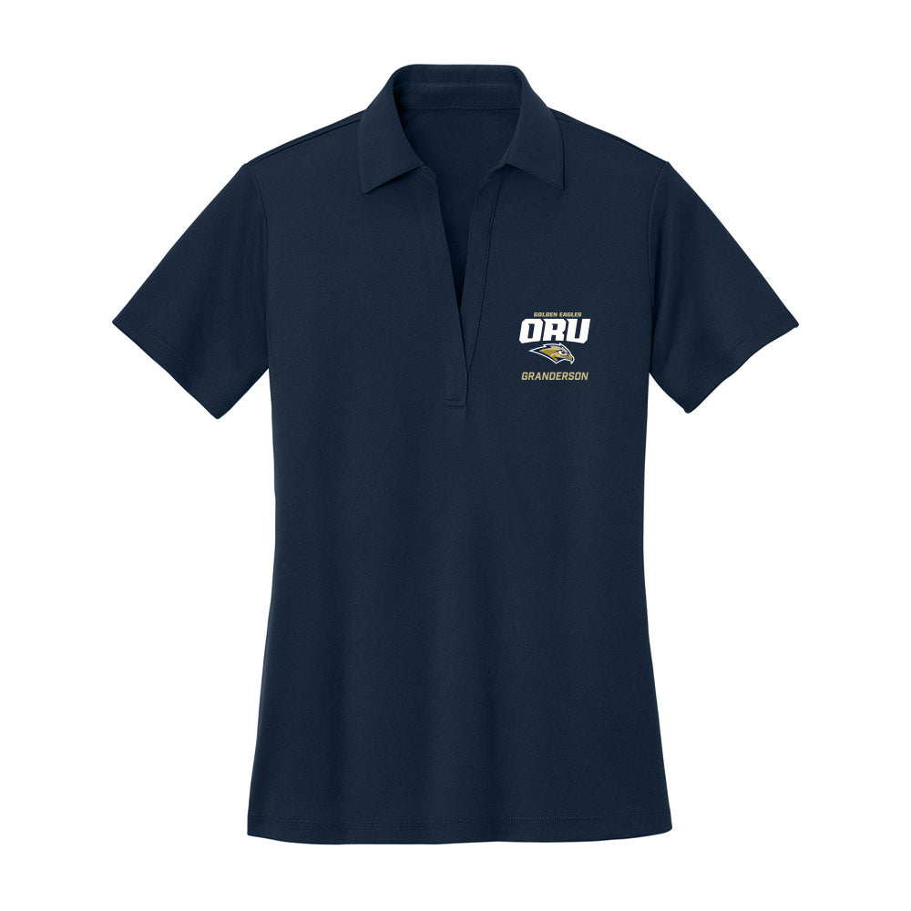 Oral Roberts - NCAA Women's Track & Field : Olivia Granderson - Women's Activewear Polo Shirt-0