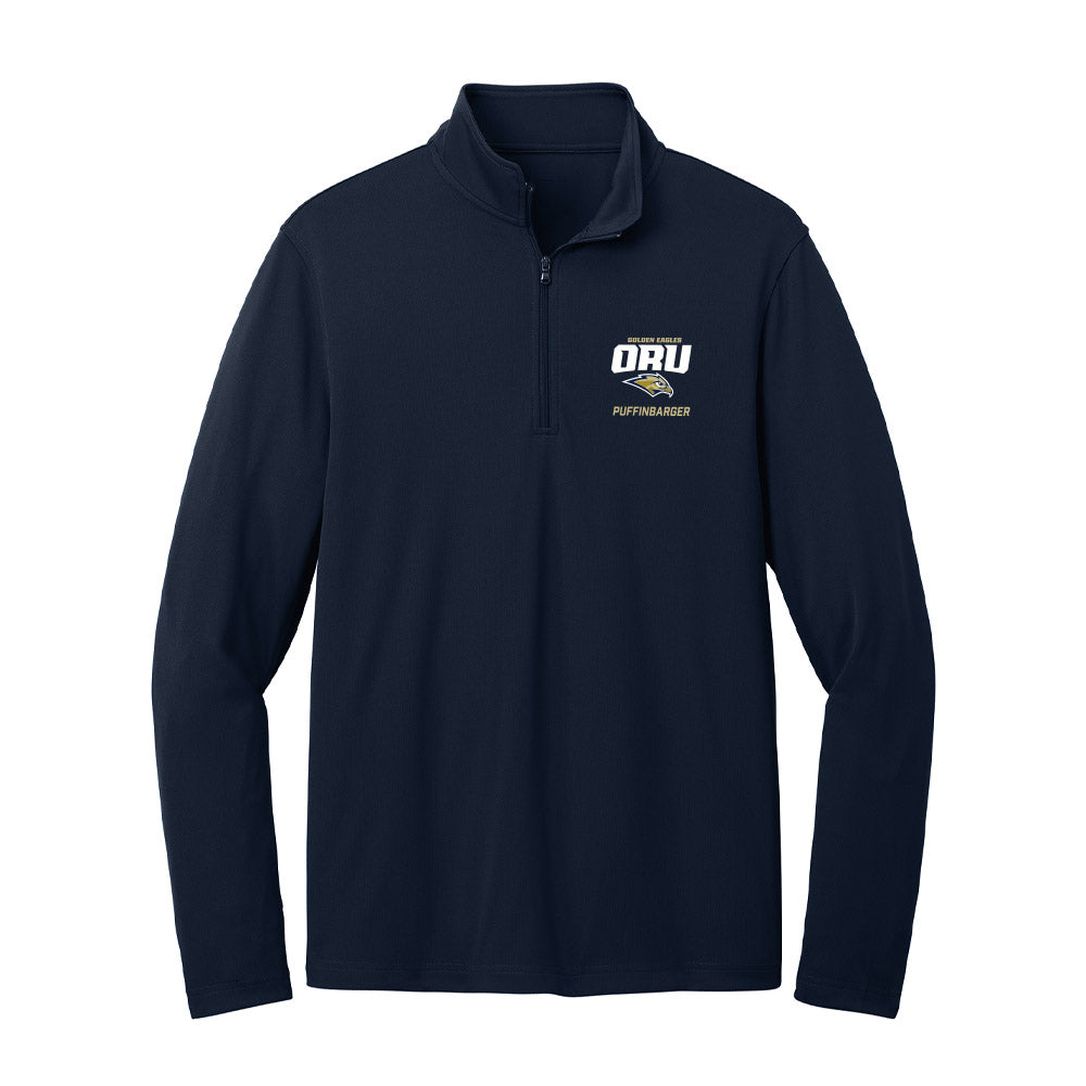Oral Roberts - NCAA Baseball : Luke Puffinbarger - Lightweight Quarter Zip Jacket-0