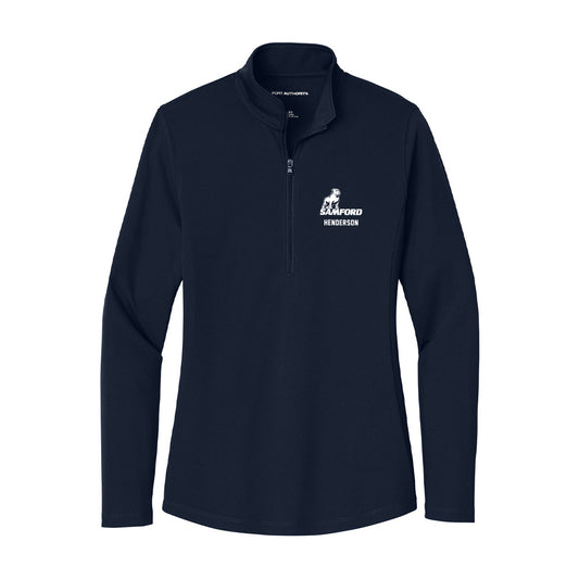 Samford - NCAA Football : Dylon Henderson - Women's Lightweight Quarter Zip Jacket-0