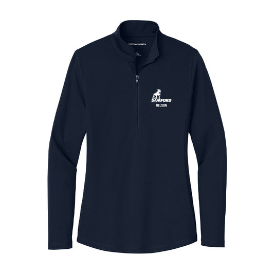 Samford - NCAA Football : Jalen Nelson - Women's Lightweight Quarter Zip Jacket-0