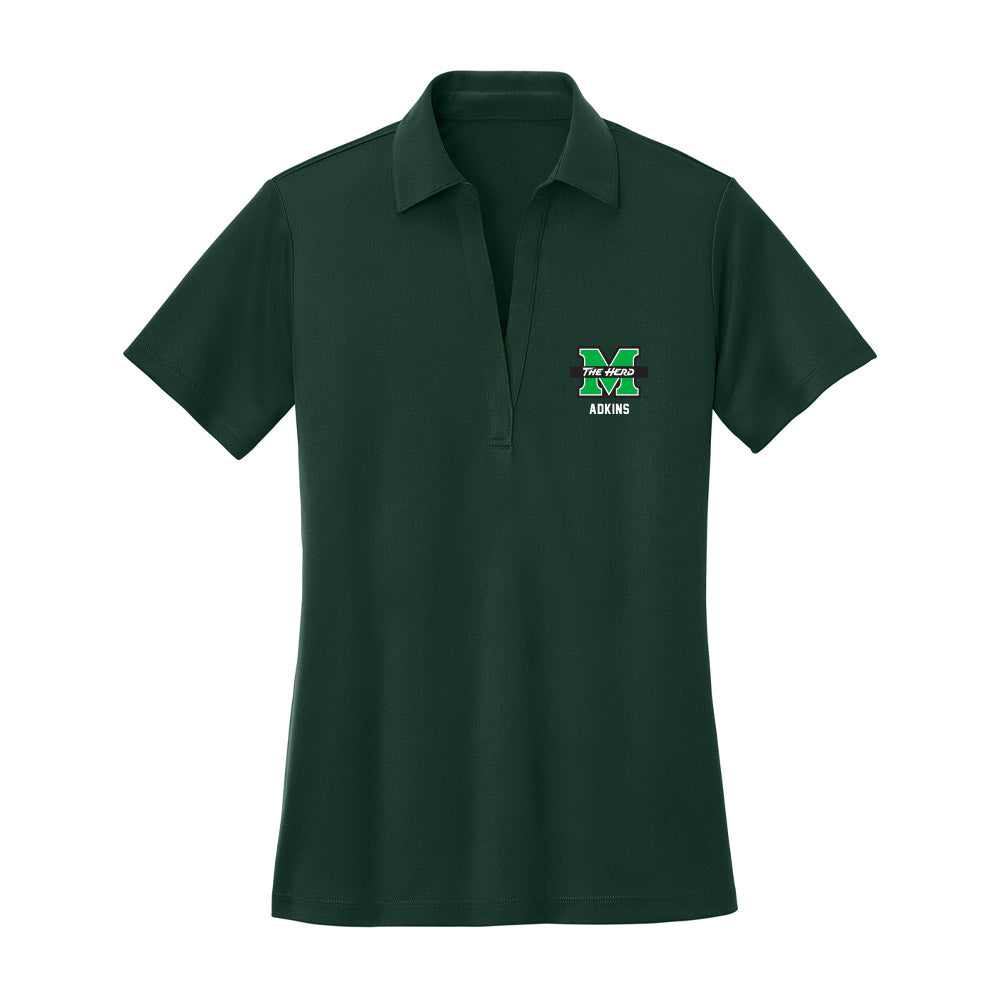 Marshall - NCAA Softball : Haleigh Adkins - Women's Activewear Polo Shirt-0