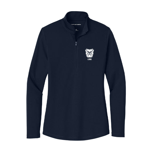 Butler - NCAA Men's Track & Field : Sam Long - Women's Lightweight Quarter Zip Jacket-0