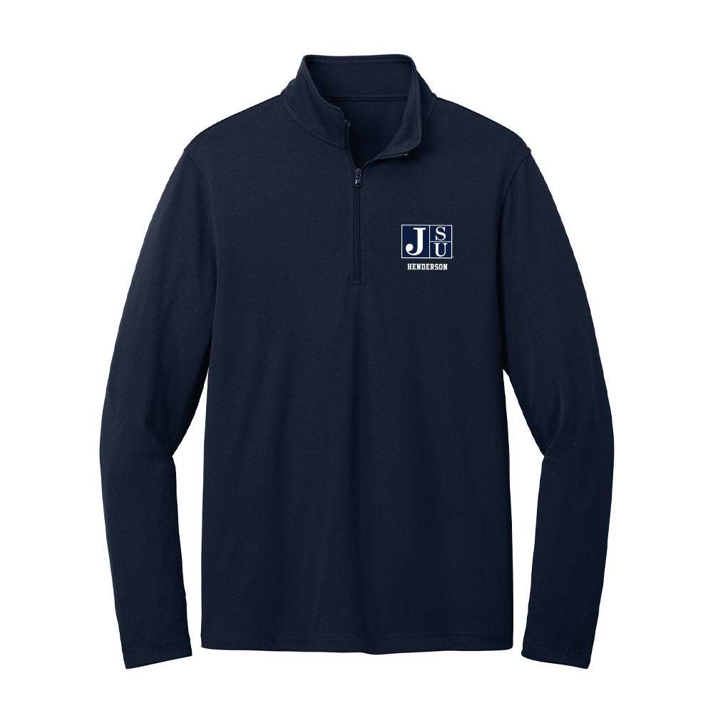 Jackson State - NCAA Women's Bowling : Tiara Henderson - Lightweight Quarter Zip Jacket-0