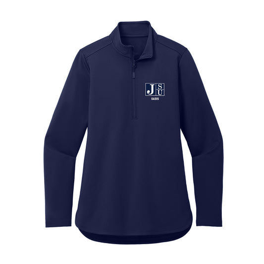 Jackson State - NCAA Women's Volleyball : Naija Gadis - Women's Premium Quarter Zip Jacket-0