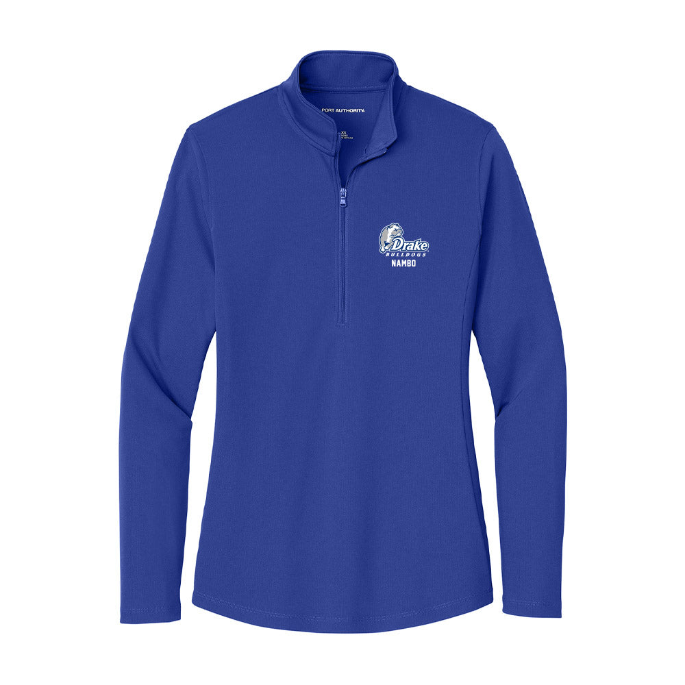 Drake - NCAA Men's Soccer : Valdemar Nambo - Women's Lightweight Quarter Zip Jacket-0