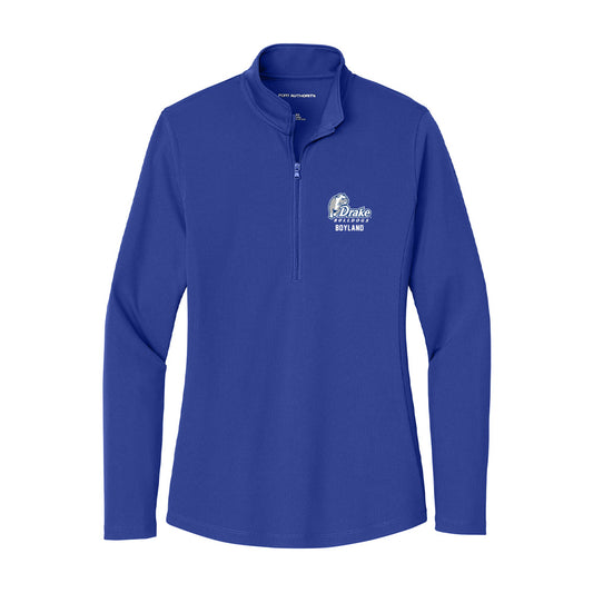 Drake - NCAA Football : Doe Boyland - Women's Lightweight Quarter Zip Jacket-0