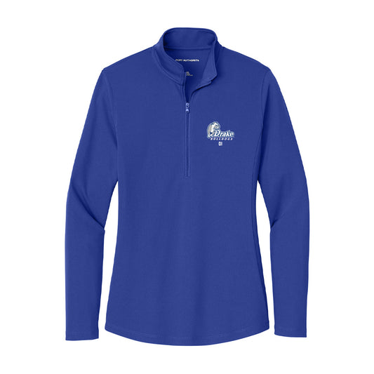 Drake - NCAA Men's Soccer : Kevin Qi - Women's Lightweight Quarter Zip Jacket-0