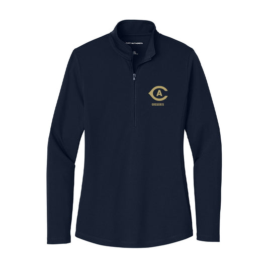 UC Davis - NCAA Women's Soccer : Lisette Gregoris - Women's Lightweight Quarter Zip Jacket-0