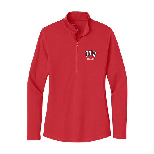 UNLV - NCAA Football : Reid Williams - Women's Lightweight Quarter Zip Jacket-0