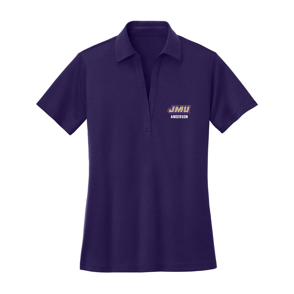 JMU - NCAA Baseball : Jack Anderson - Women's Activewear Polo Shirt-0