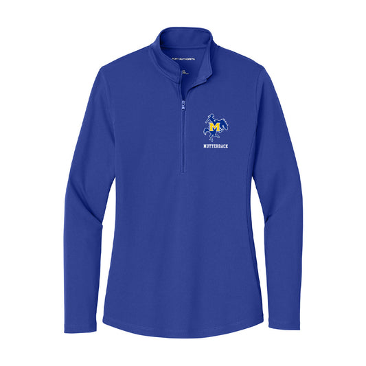 McNeese State - NCAA Women's Volleyball : Maleah Mutterback - Women's Lightweight Quarter Zip Jacket-0