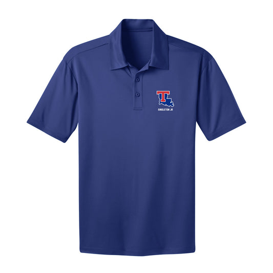 LA Tech - NCAA Football : Marques Singleton Jr - Activewear Polo Shirt-0