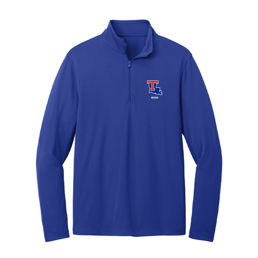 LA Tech - NCAA Football : Kaden McIver - Lightweight Quarter Zip Jacket-0