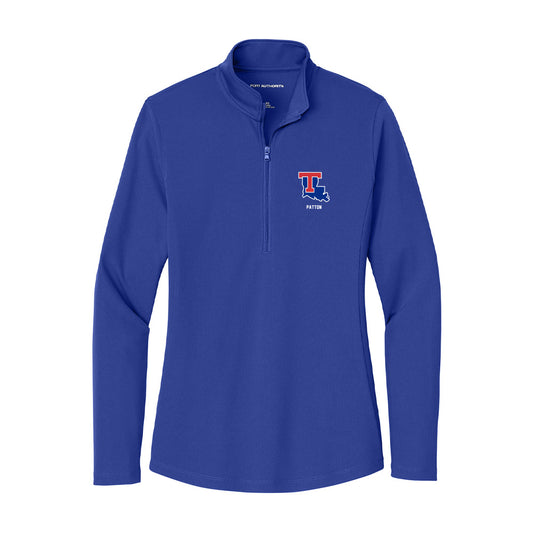LA Tech - NCAA Football Legends : Quinton Patton - Women's Lightweight Quarter Zip Jacket-0