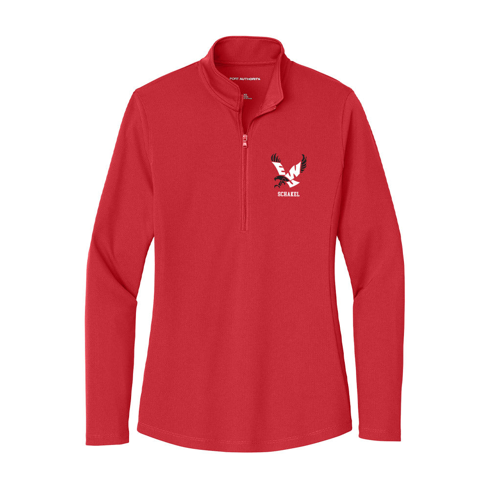 Eastern Washington - NCAA Football : Jake Schakel - Women's Lightweight Quarter Zip Jacket-0