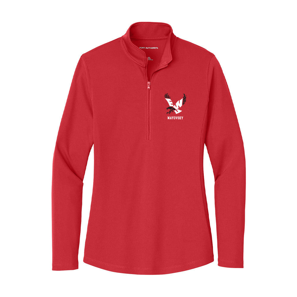 Eastern Washington - NCAA Football : Myles Mayovsky - Women's Lightweight Quarter Zip Jacket-0