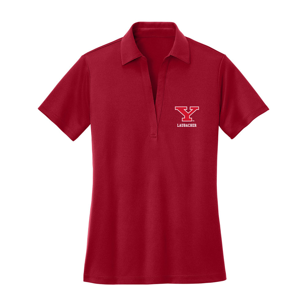 Youngstown State - NCAA Men's Track & Field : Luke Laubacher - Women's Activewear Polo Shirt-0
