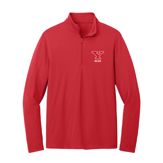 Youngstown State - NCAA Men's Basketball : Jason Nelson - Lightweight Quarter Zip Jacket-0