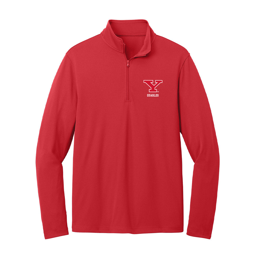 Youngstown State - NCAA Men's Track & Field : Ian Quarles - Lightweight Quarter Zip Jacket-0