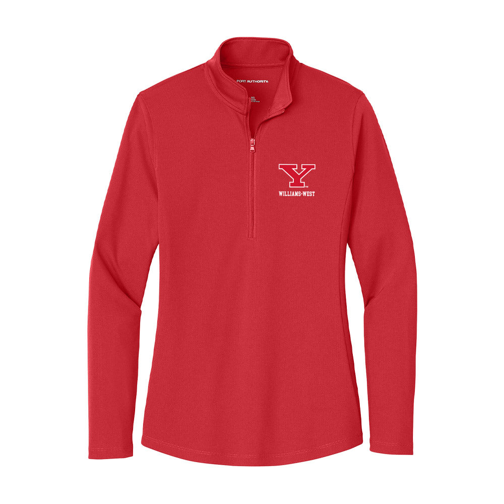 Youngstown State - NCAA Football : Jussiah Williams-West - Women's Lightweight Quarter Zip Jacket-0