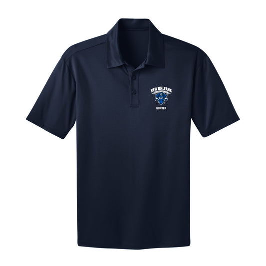 New Orleans - NCAA Men's Basketball : Cedquavious Hunter - Activewear Polo Shirt-0