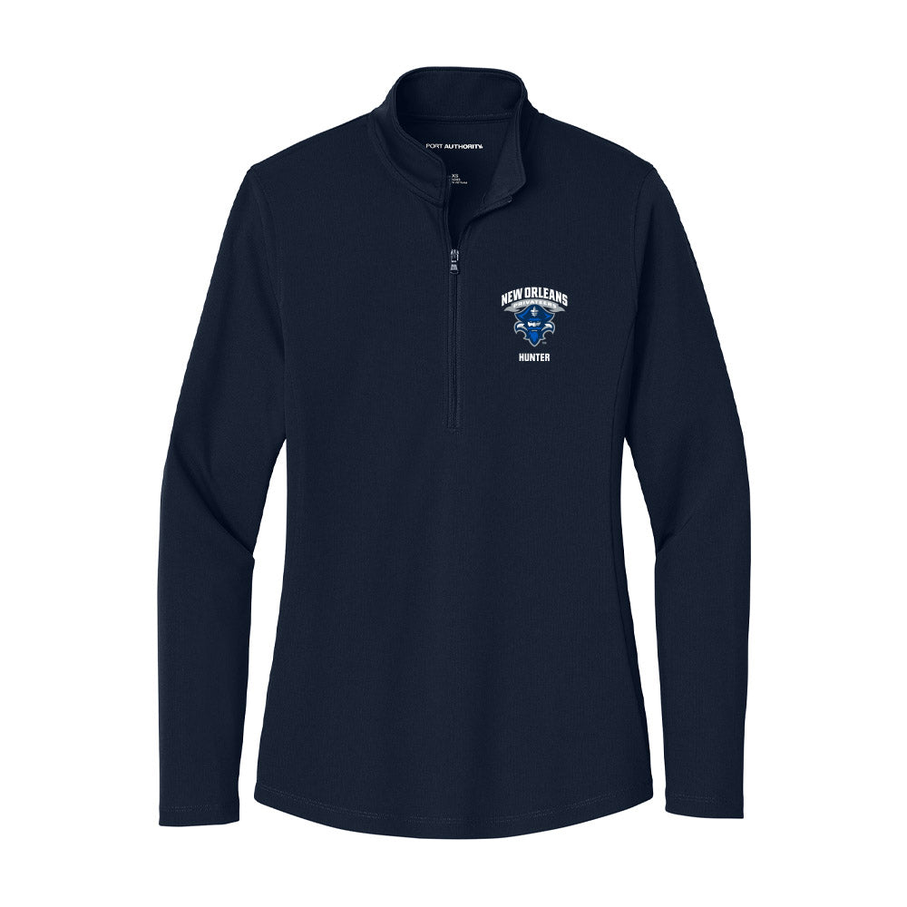 New Orleans - NCAA Men's Basketball : Cedquavious Hunter - Women's Lightweight Quarter Zip Jacket-0