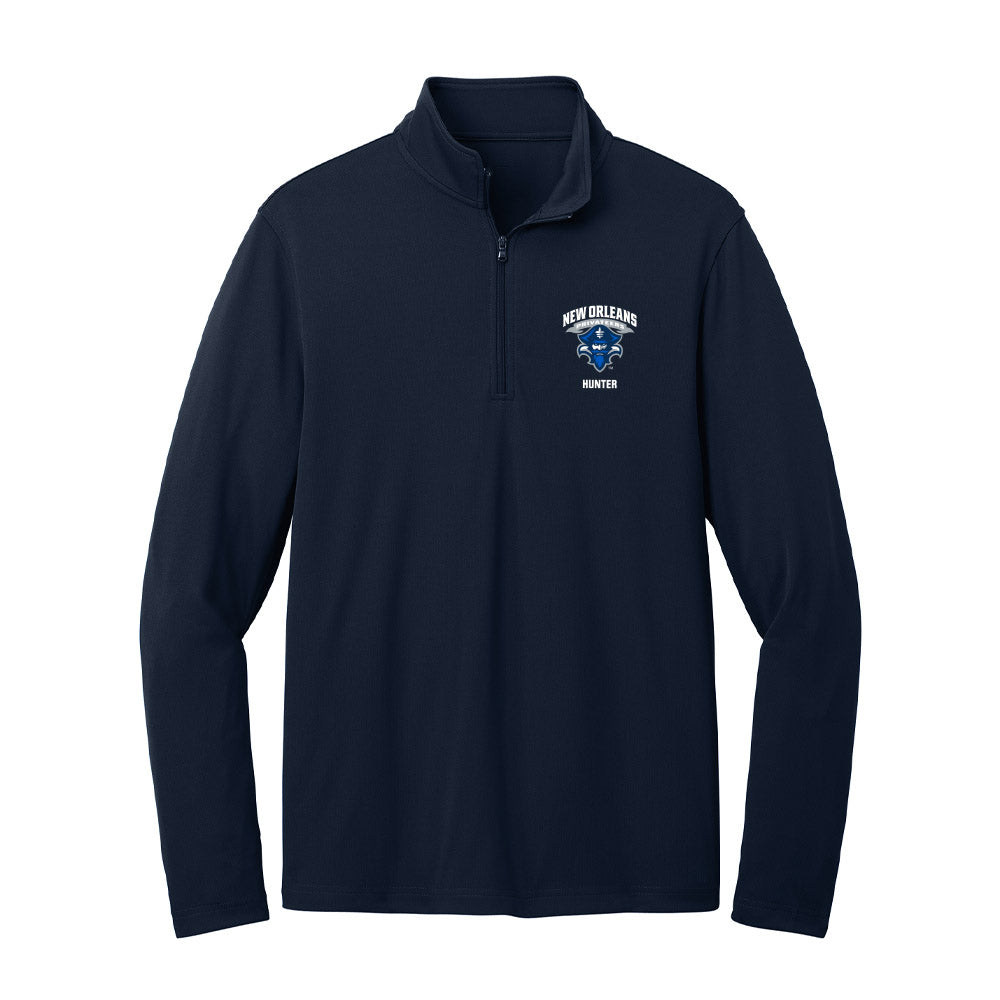 New Orleans - NCAA Men's Basketball : Cedquavious Hunter - Lightweight Quarter Zip Jacket-0