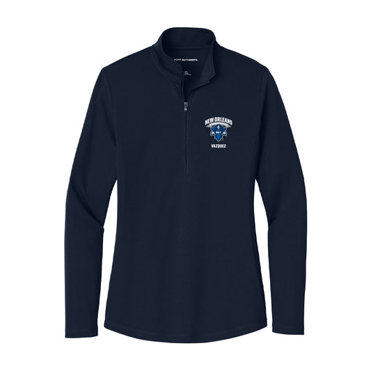 New Orleans - NCAA Women's Volleyball : Estrella Vazquez - Women's Lightweight Quarter Zip Jacket-0