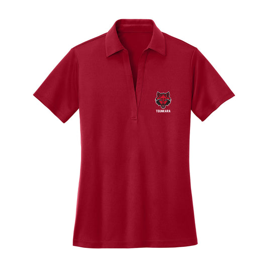 Arkansas State - NCAA Men's Basketball : Aly Tounkara - Women's Activewear Polo Shirt-0