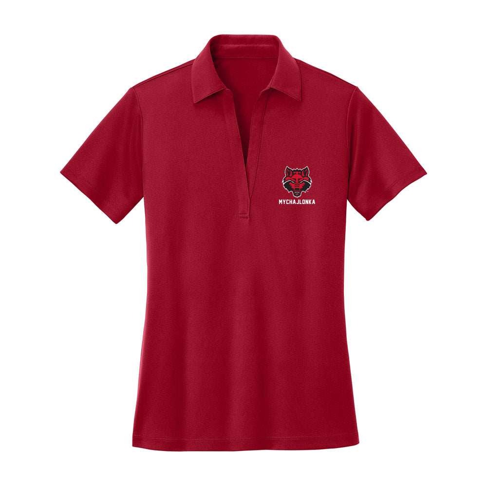 Arkansas State - NCAA Men's Cross Country : Ethan Mychajlonka - Women's Activewear Polo Shirt-0