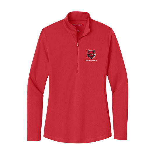 Arkansas State - NCAA Men's Track & Field : Carlo Martinez Jaramillo - Women's Lightweight Quarter Zip Jacket-0