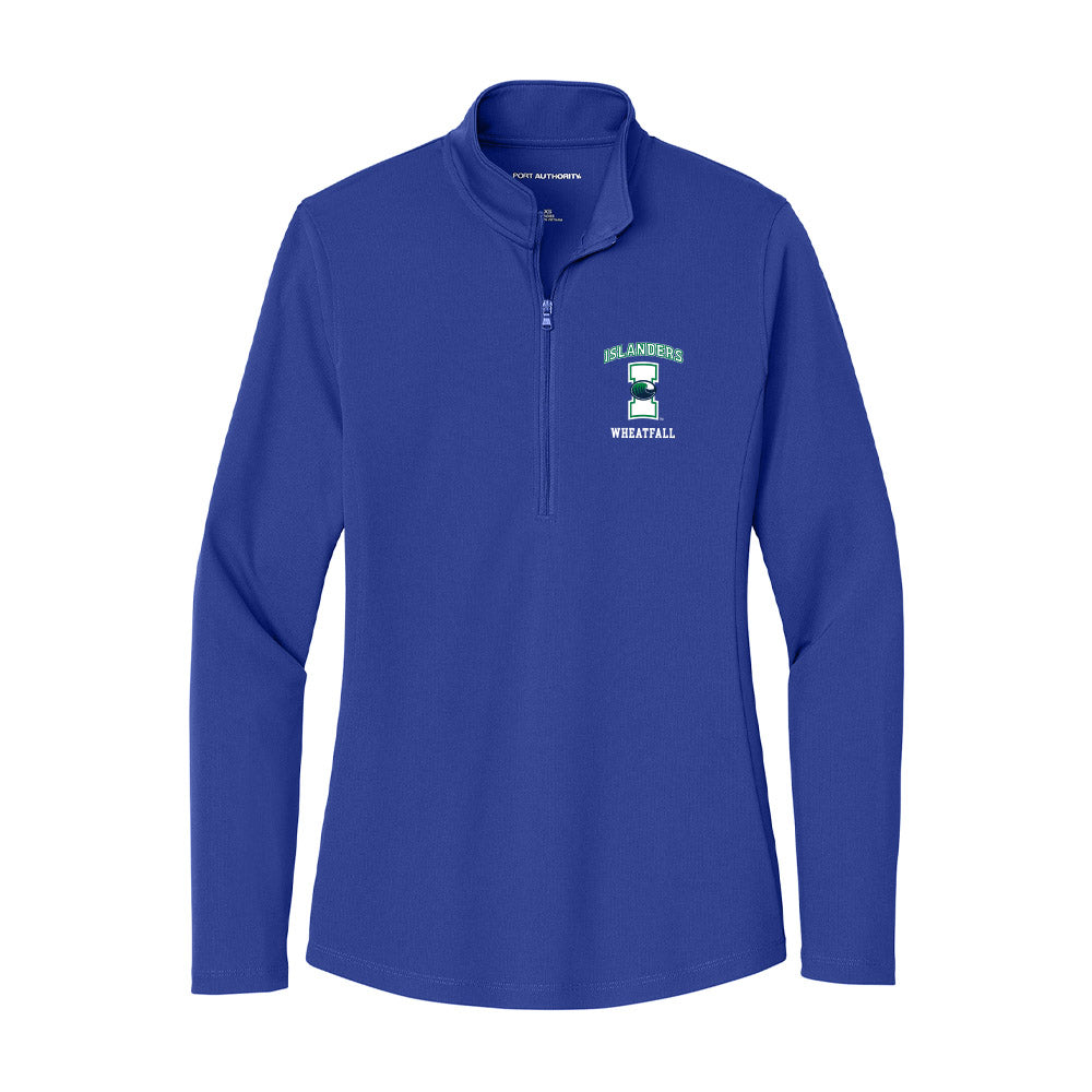 Texas A&M Corpus Christi - NCAA Men's Basketball : Bryson Wheatfall - Women's Lightweight Quarter Zip Jacket-0