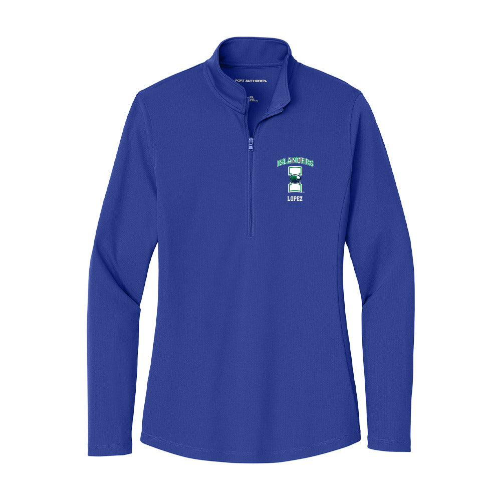 Texas A&M Corpus Christi - NCAA Softball : Karisa Lopez - Women's Lightweight Quarter Zip Jacket-0