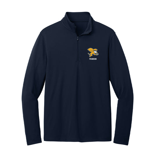 Canisius - NCAA Men's Lacrosse : Chase Fromson - Lightweight Quarter Zip Jacket-0