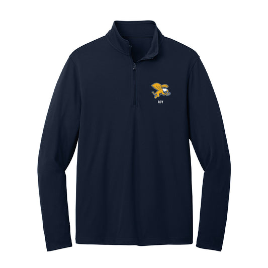 Canisius - NCAA Men's Lacrosse : Hunter Roy - Lightweight Quarter Zip Jacket-0