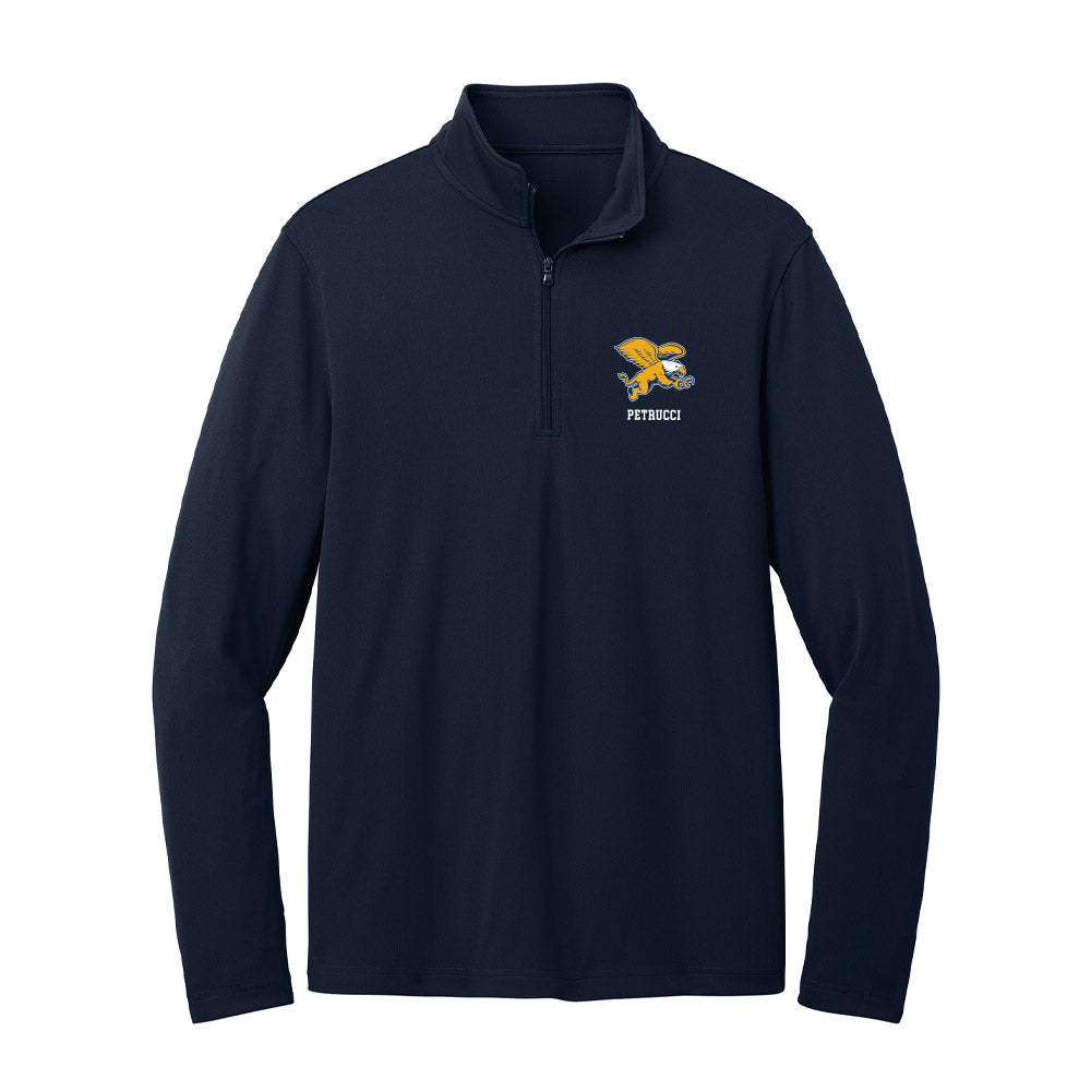 Canisius - NCAA Men's Soccer : Mason Petrucci - Lightweight Quarter Zip Jacket-0