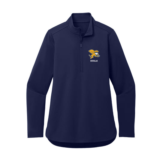 Canisius - NCAA Men's Lacrosse : Jeff Douglas - Women's Premium Quarter Zip Jacket-0