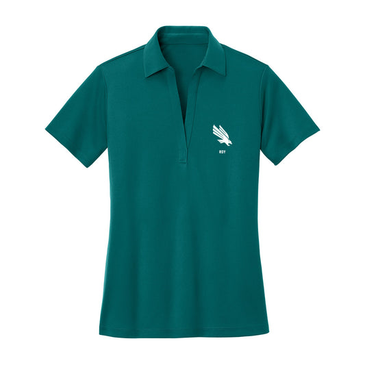 North Texas - NCAA Women's Track & Field : Makayla Roy - Women's Activewear Polo Shirt-0