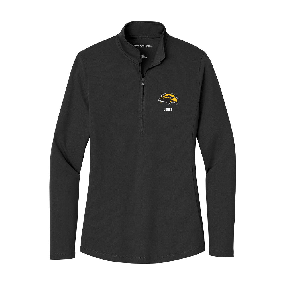 Southern Miss - NCAA Football : Christopher Jones - Women's Lightweight Quarter Zip Jacket-0