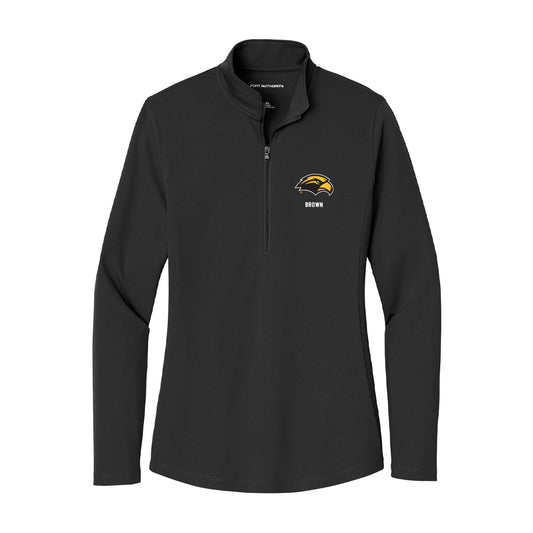 Southern Miss - NCAA Football : Bralon Brown - Women's Lightweight Quarter Zip Jacket-0