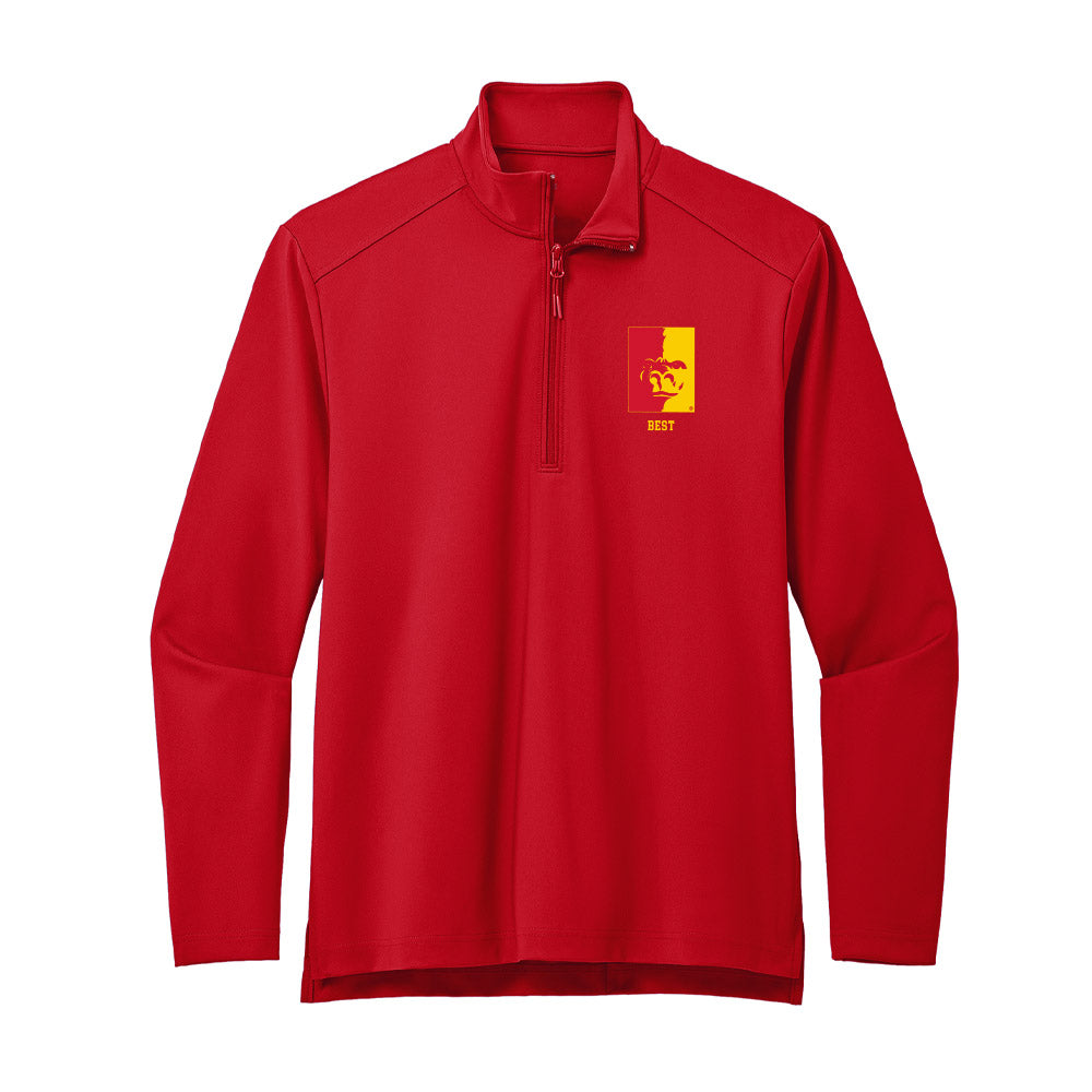 Pitt State - NCAA Football : Khali Best - Premium Quarter Zip Jacket-0