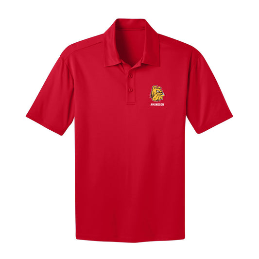 UMN Duluth - NCAA Men's Track & Field : Nathan Amundson - Activewear Polo Shirt-0