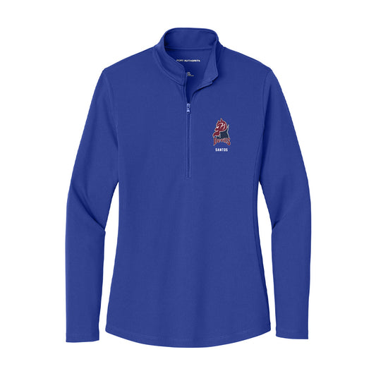 FDU - NCAA Baseball : Aaron Santos - Women's Lightweight Quarter Zip Jacket-0