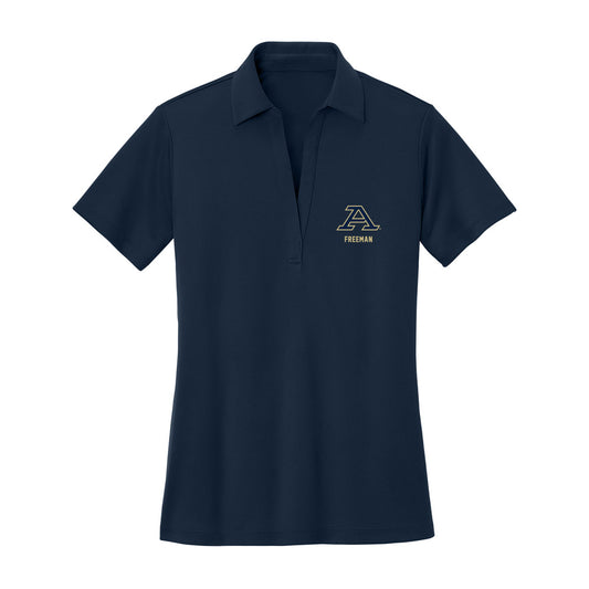 Akron - NCAA Men's Basketball : Enrique Freeman - Women's Activewear Polo Shirt-0