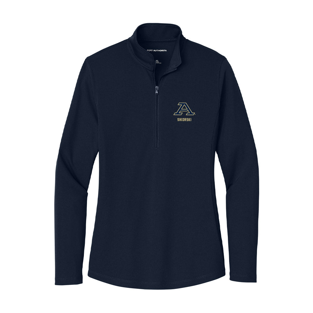 Akron - NCAA Women's Lacrosse : Kaitlyn Sikorski - Women's Lightweight Quarter Zip Jacket-0