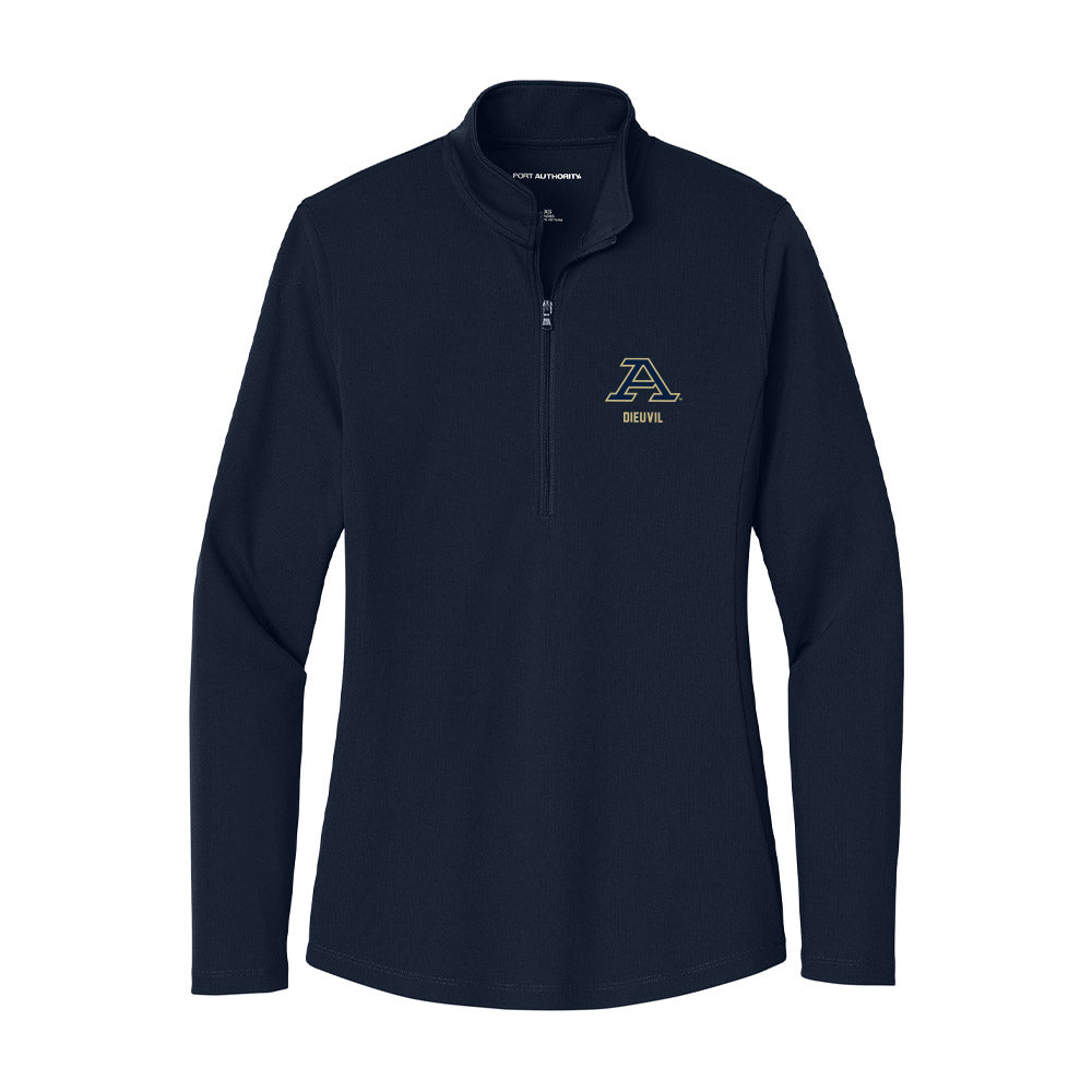 Akron - NCAA Men's Track & Field : Jean Dieuvil - Women's Lightweight Quarter Zip Jacket-0